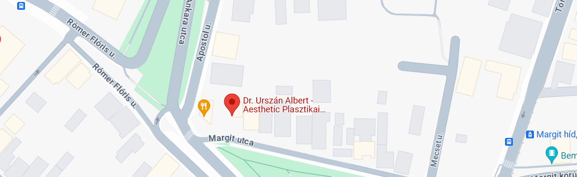 Aesthetic Plasztikai Sebészet Budapest térkép