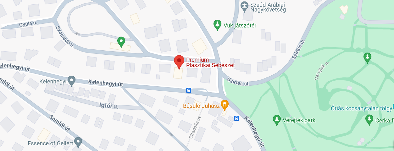 Premium Plasztikai Sebészet elhelyezkedés